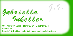 gabriella inkeller business card